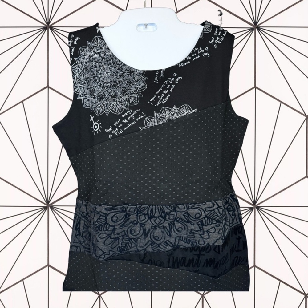 NWT DESIGUAL
NATALIE WOMEN’S DRESS 19WWVK96-2000 Elegant Black Sleeveless Dress - Picture 3 of 6